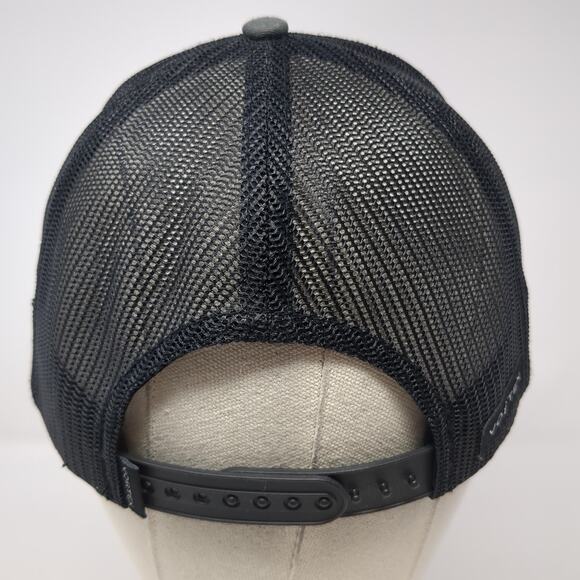 Vortex Snapback Trucker Hat Gray One Size Adjustable Mesh Back Embroidered - Picture 6 of 9